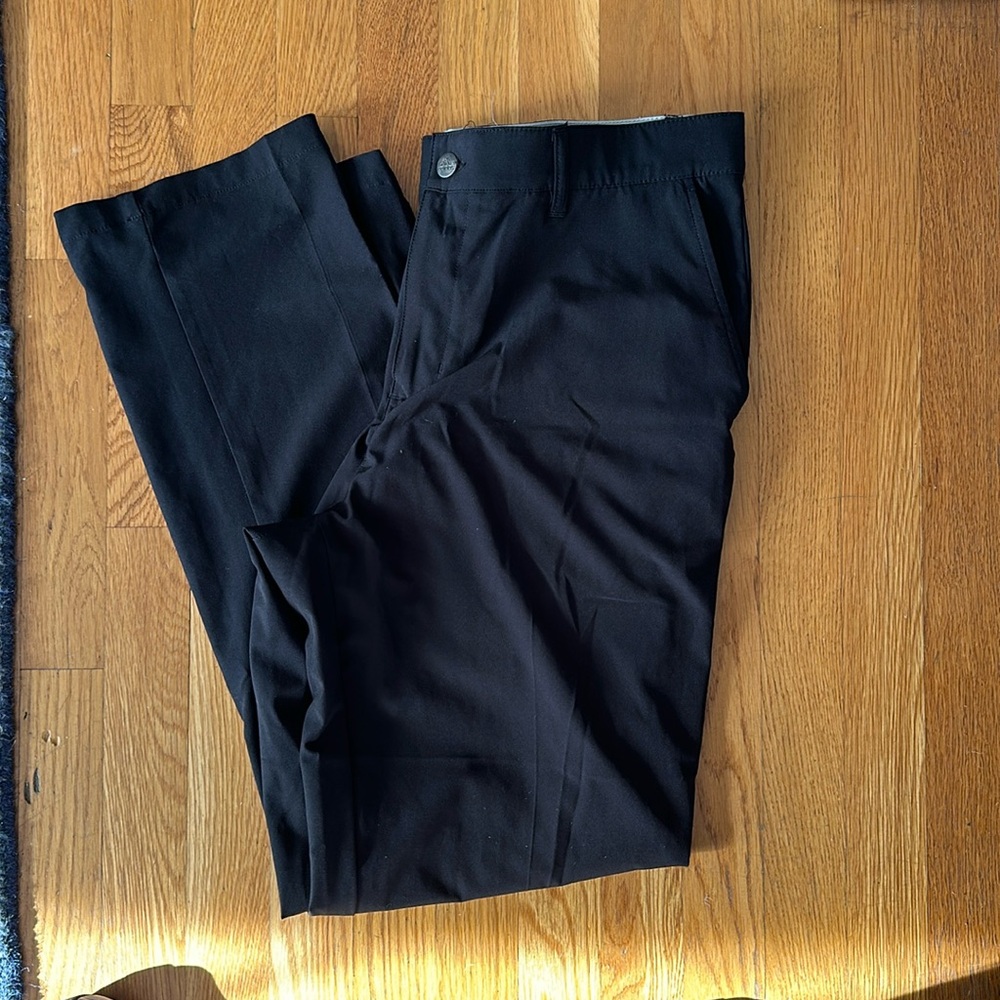 Adidas black golf pants size 34
